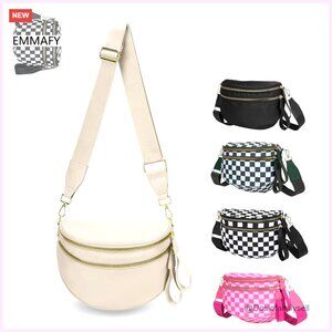Waterproof Crossbody Bag with Adjustable Strap, Large Capacity Travel Purse